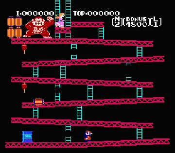 Donkey Kong - Original Edition (Europe) (Wii Virtual Console) (NTSC) screen shot game playing